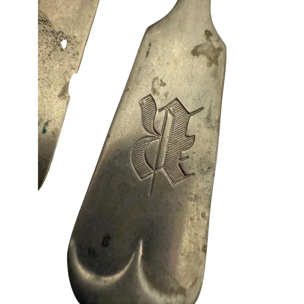 Hotchkiss Schreuder Alaska Silverplate Spoon Butter Knife Mono‎ R